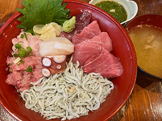 本まぐろネギトロしらす丼