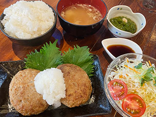おろしそハンバーグ定食